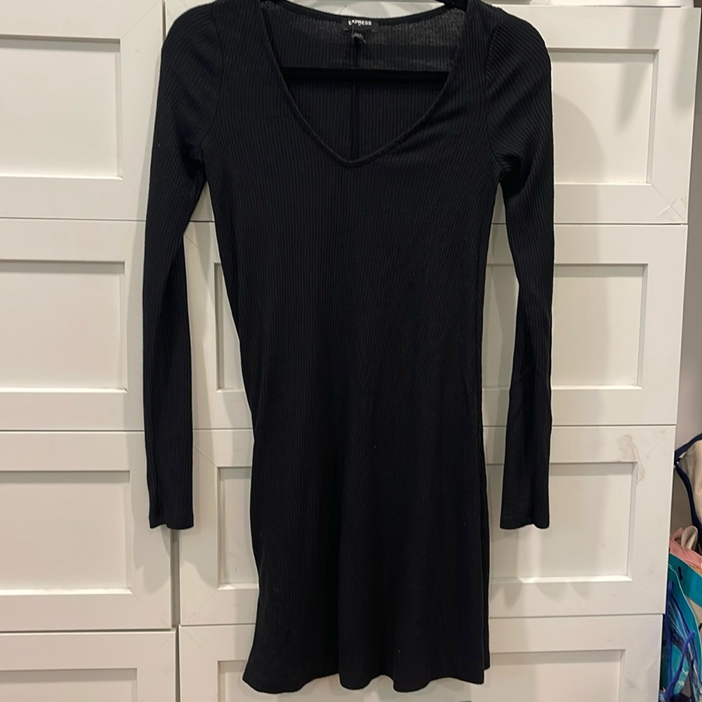 Express black dress XS